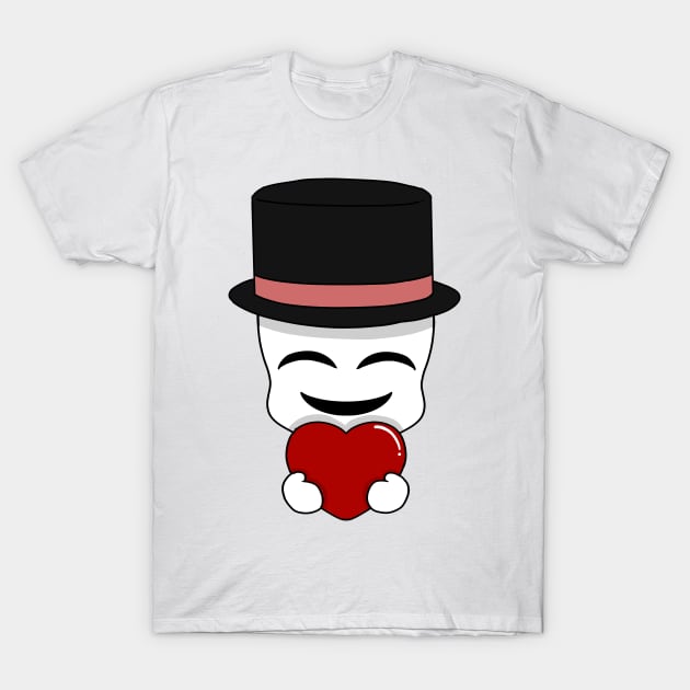 splendorman valentine chibi T-Shirt by LillyTheChibi